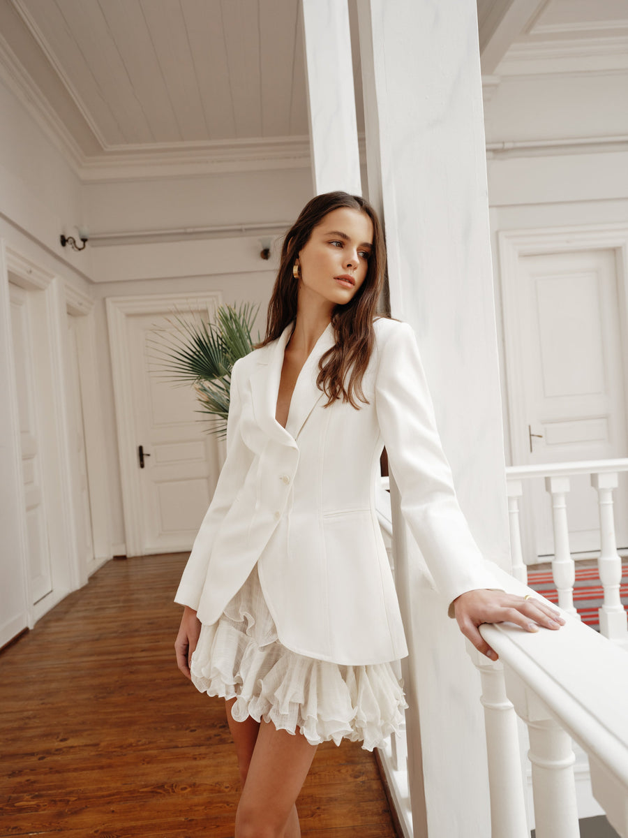 Cordelia Ruffled Skirt - Premium Cotton