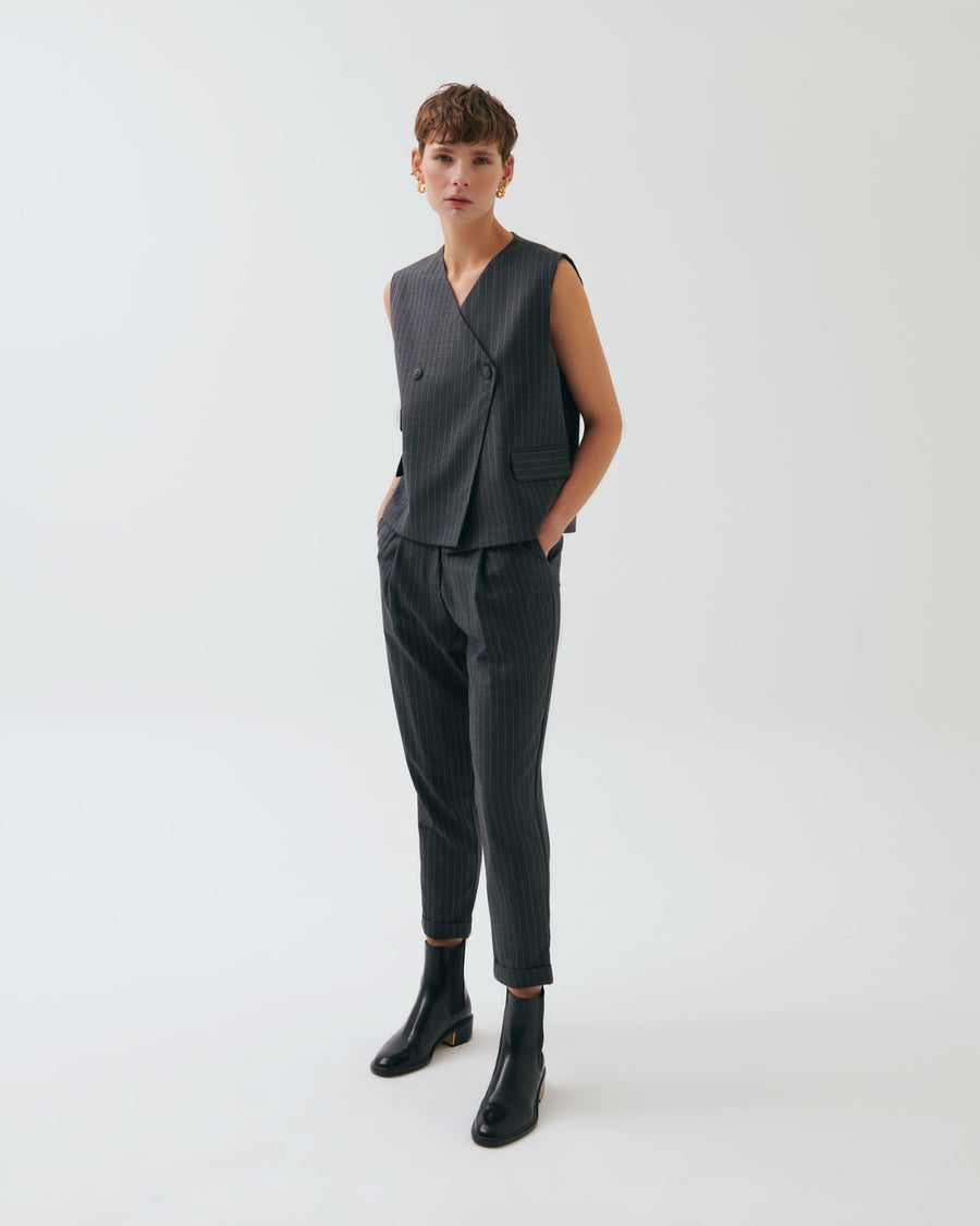 Lola Button Loose Fit Vest