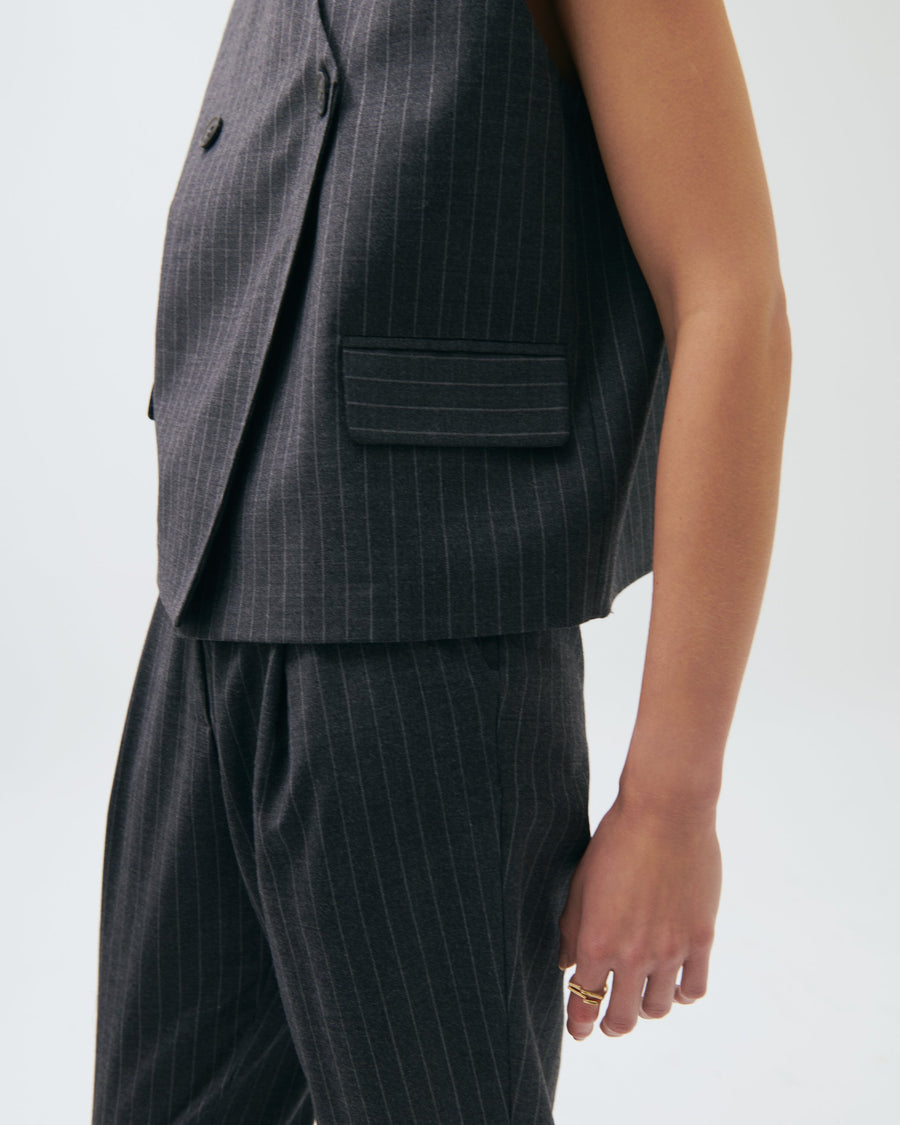 Lola Button Loose Fit Vest