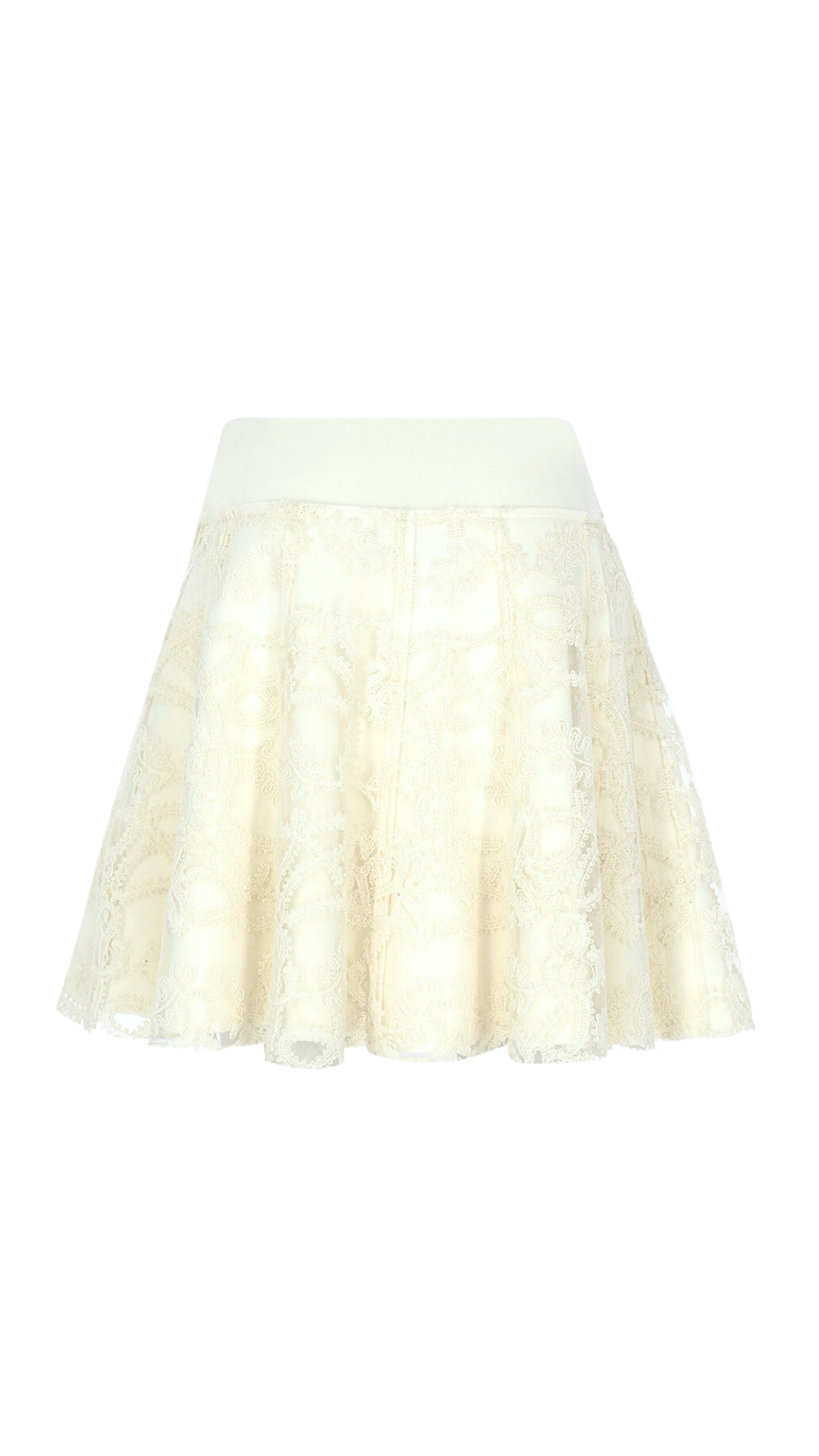 Isolde Lace Detail Short Skirt