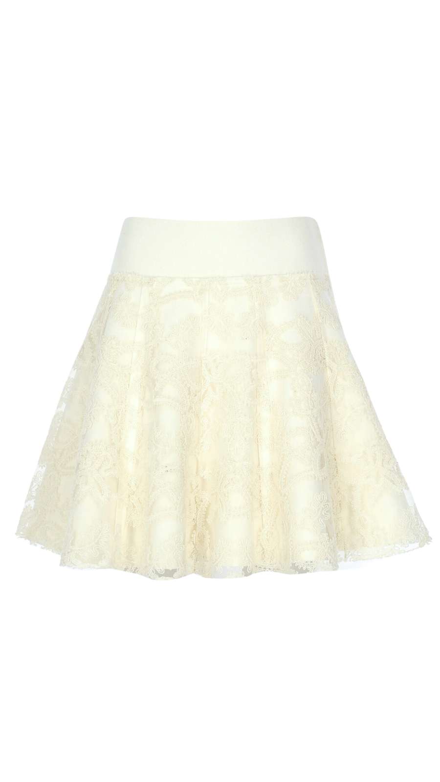 Isolde Lace Detail Short Skirt