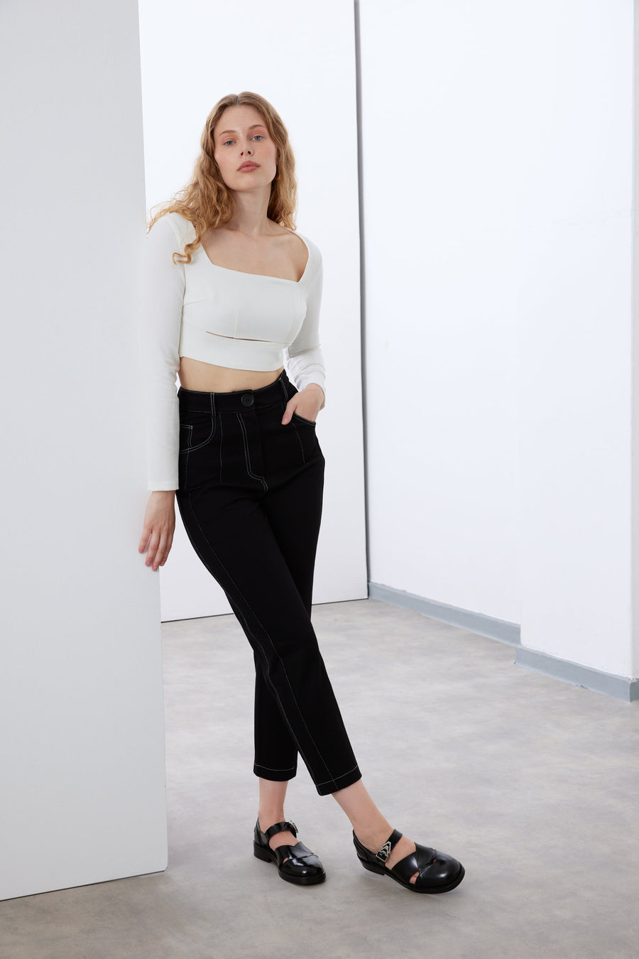 Eldora Geometric Pattern Blouse