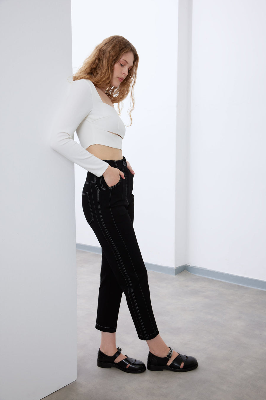 Eldora Geometric Pattern Blouse