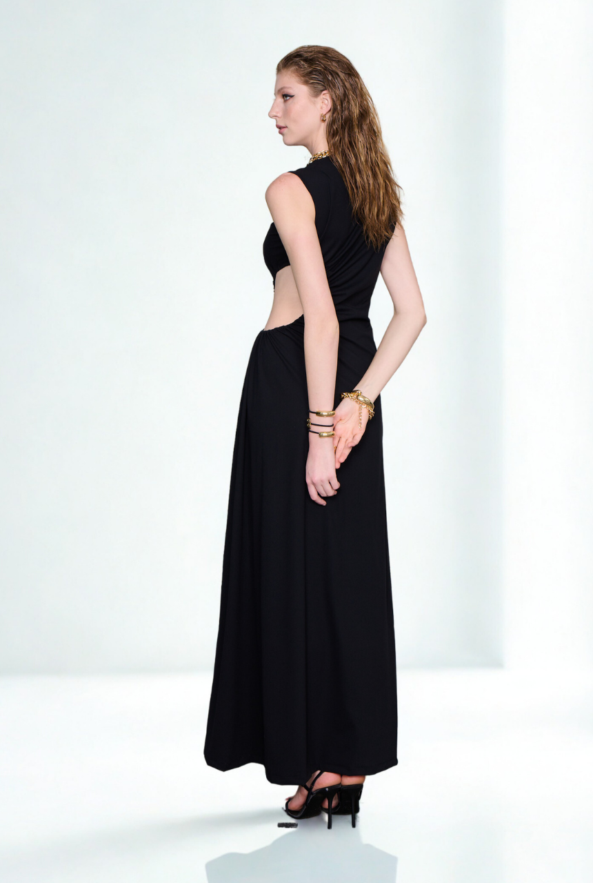 WTF Mariam Asymmetric Long Dress