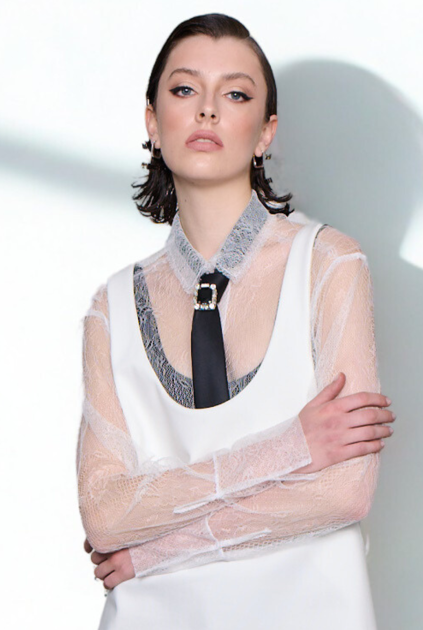 WTF Eleanor Lace Shirt