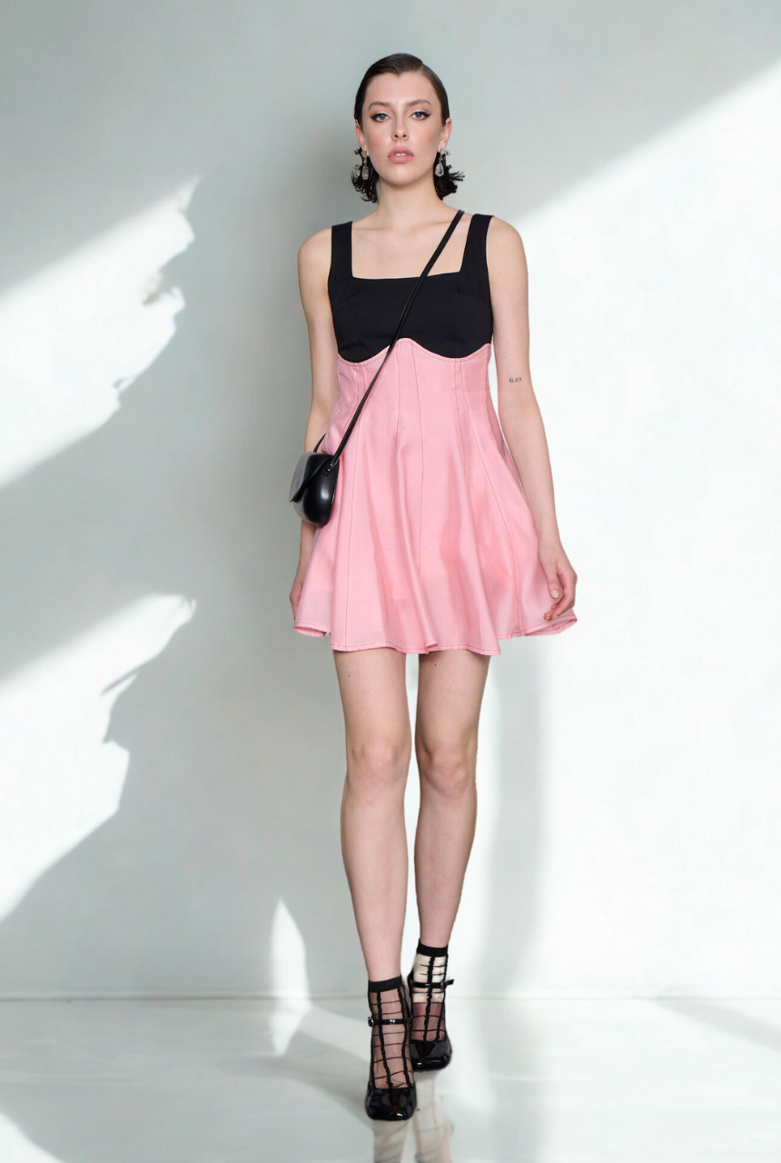 WTF Serein Pink Short Dress
