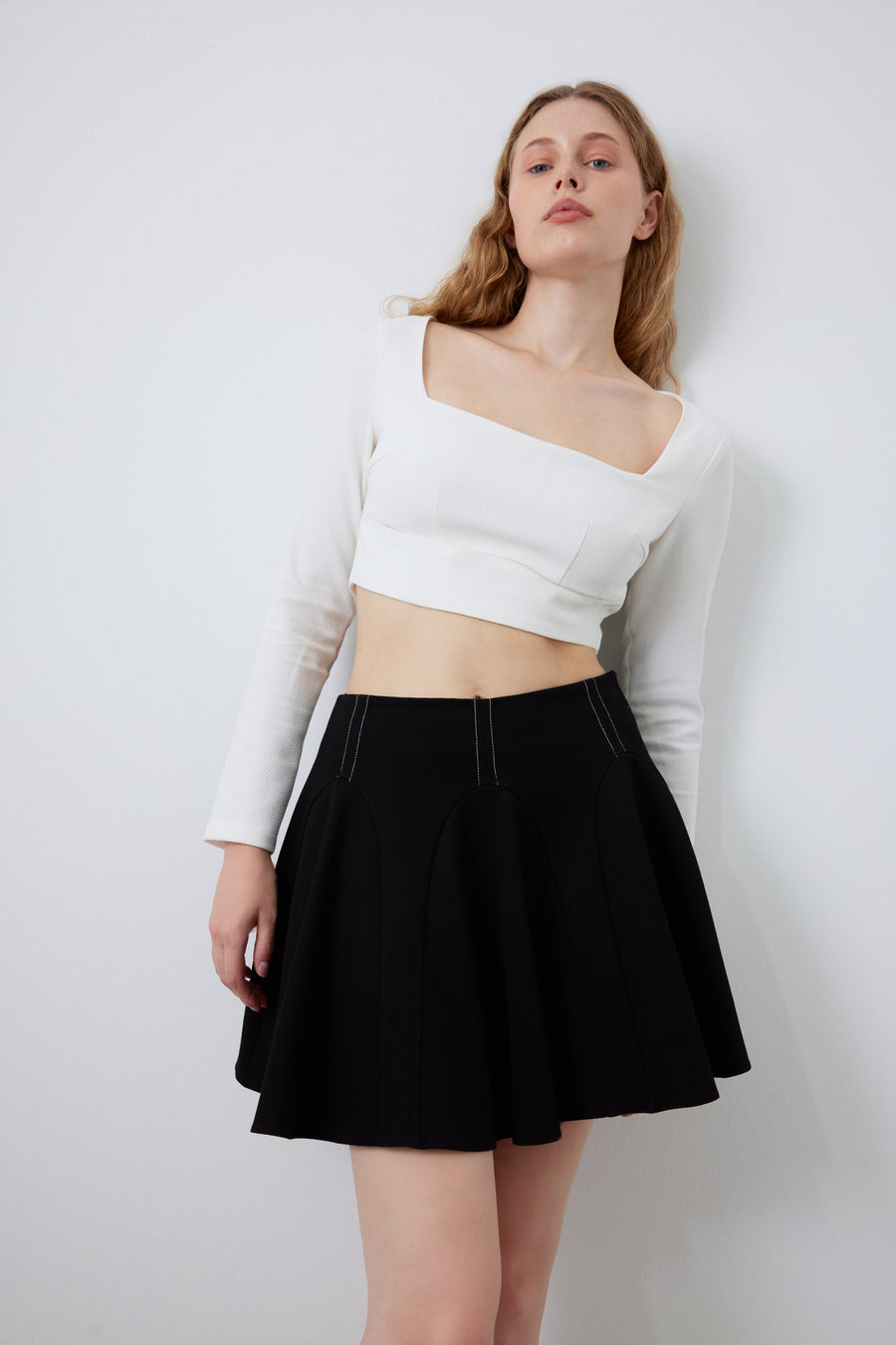 Bareto Belt Detail Skirt