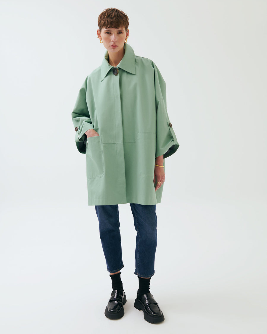 Melly Wide Collar Trenchcoat