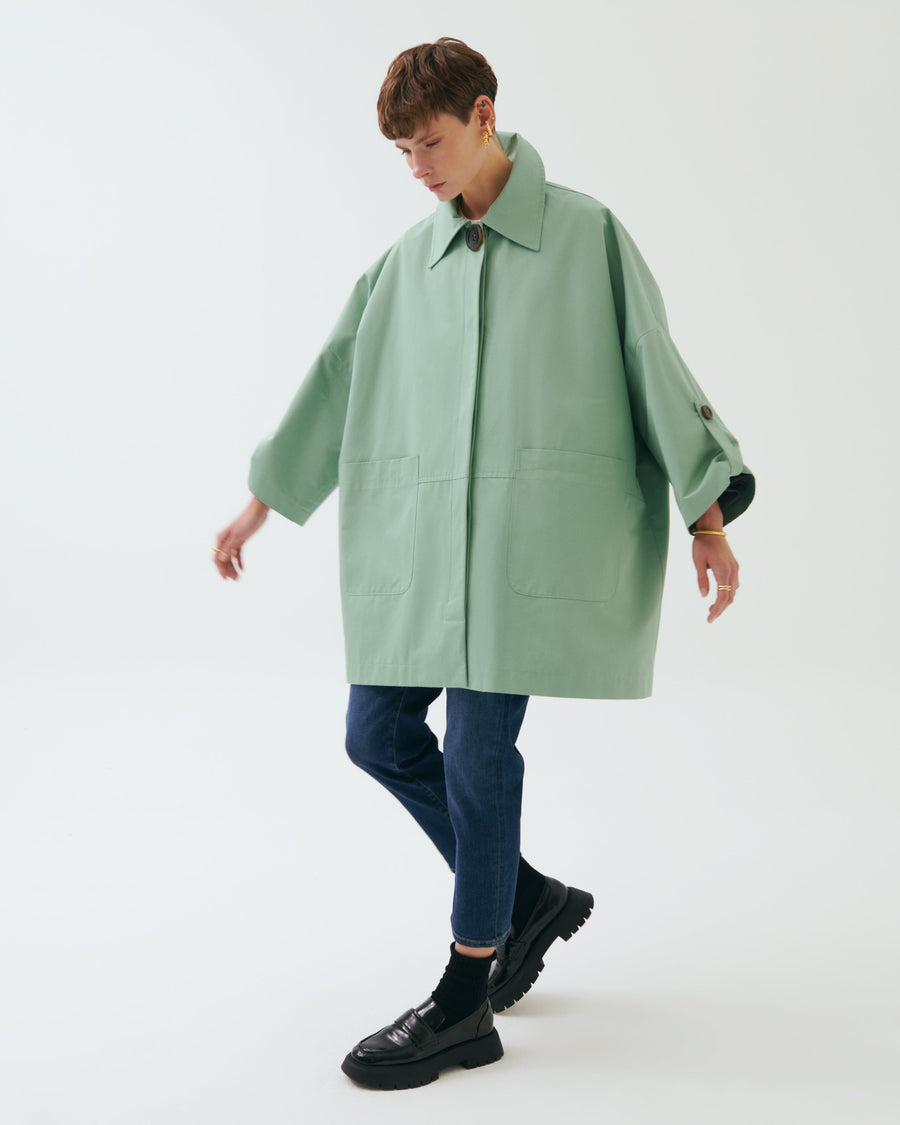 Melly Wide Collar Trenchcoat