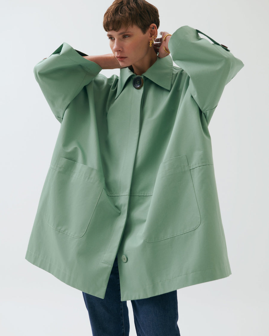 Melly Wide Collar Trenchcoat
