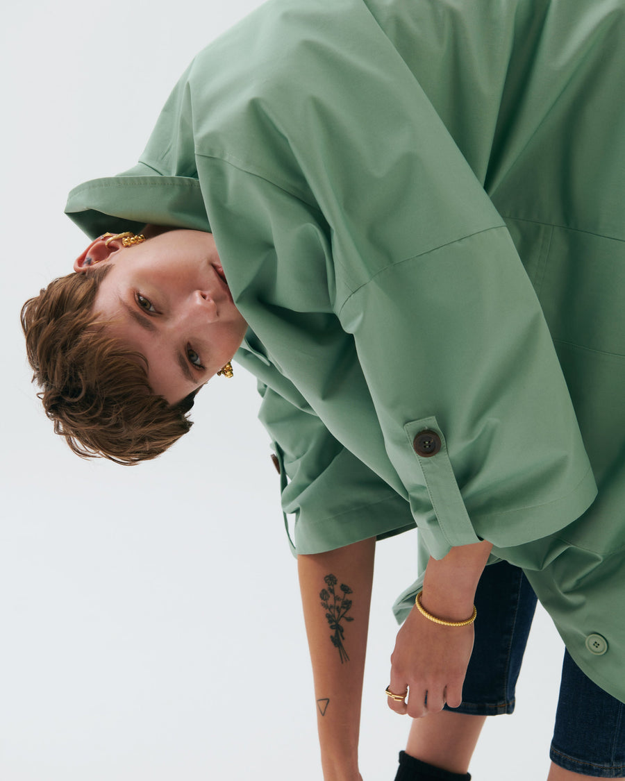 Melly Wide Collar Trenchcoat