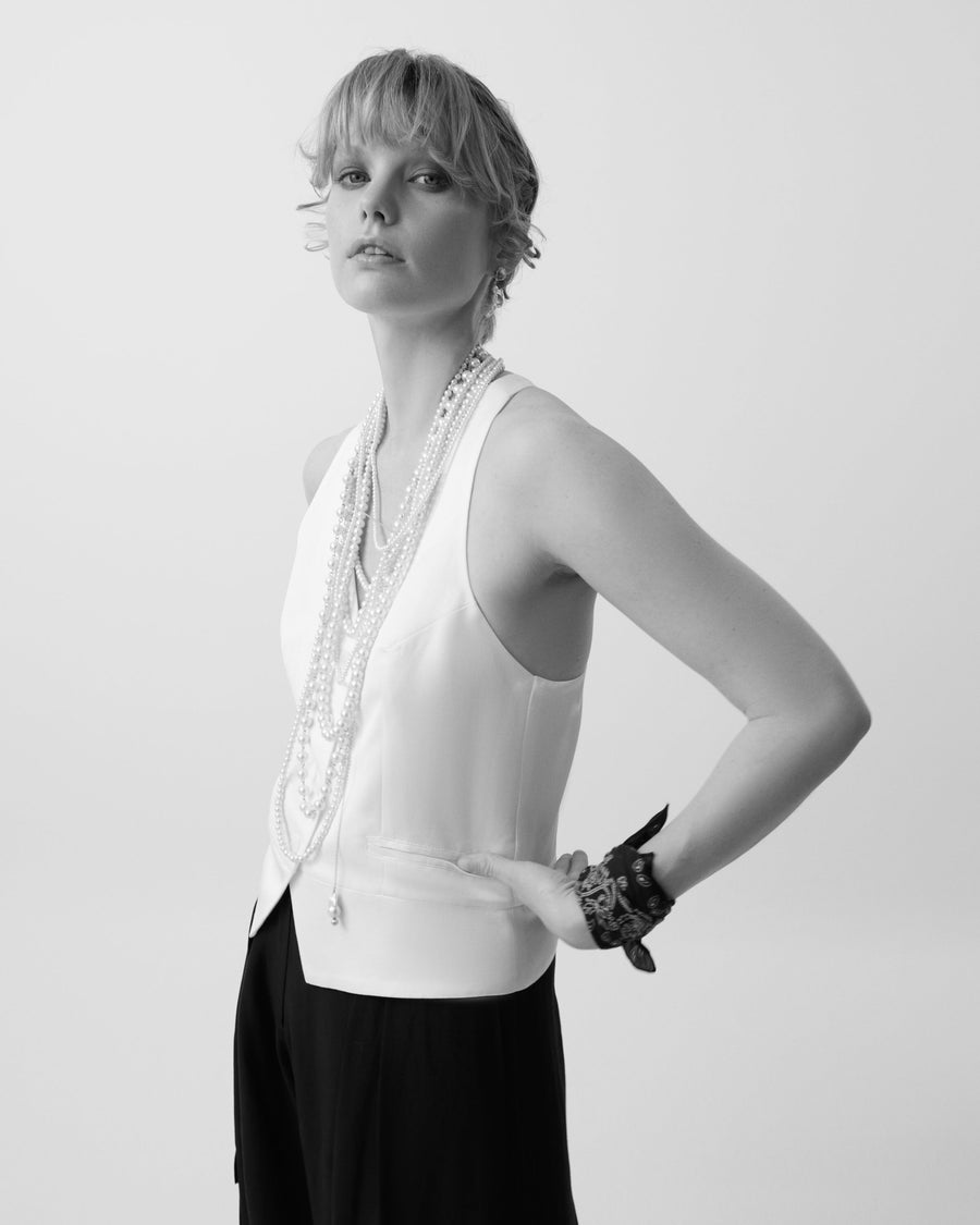 Muna Linen Vest - 100% Pure Linen