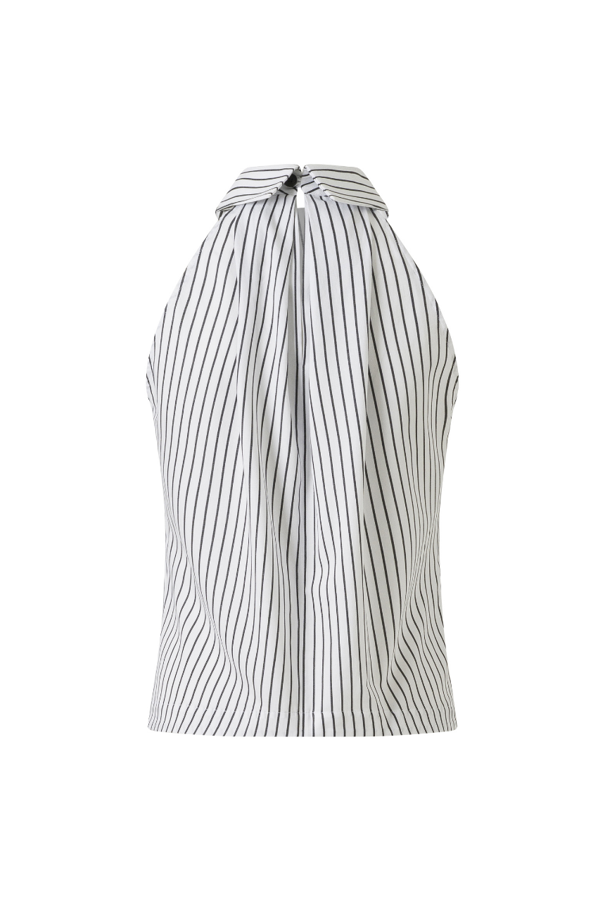 Moyestro Striped Pleated Shirt - 100% Organic Cotton