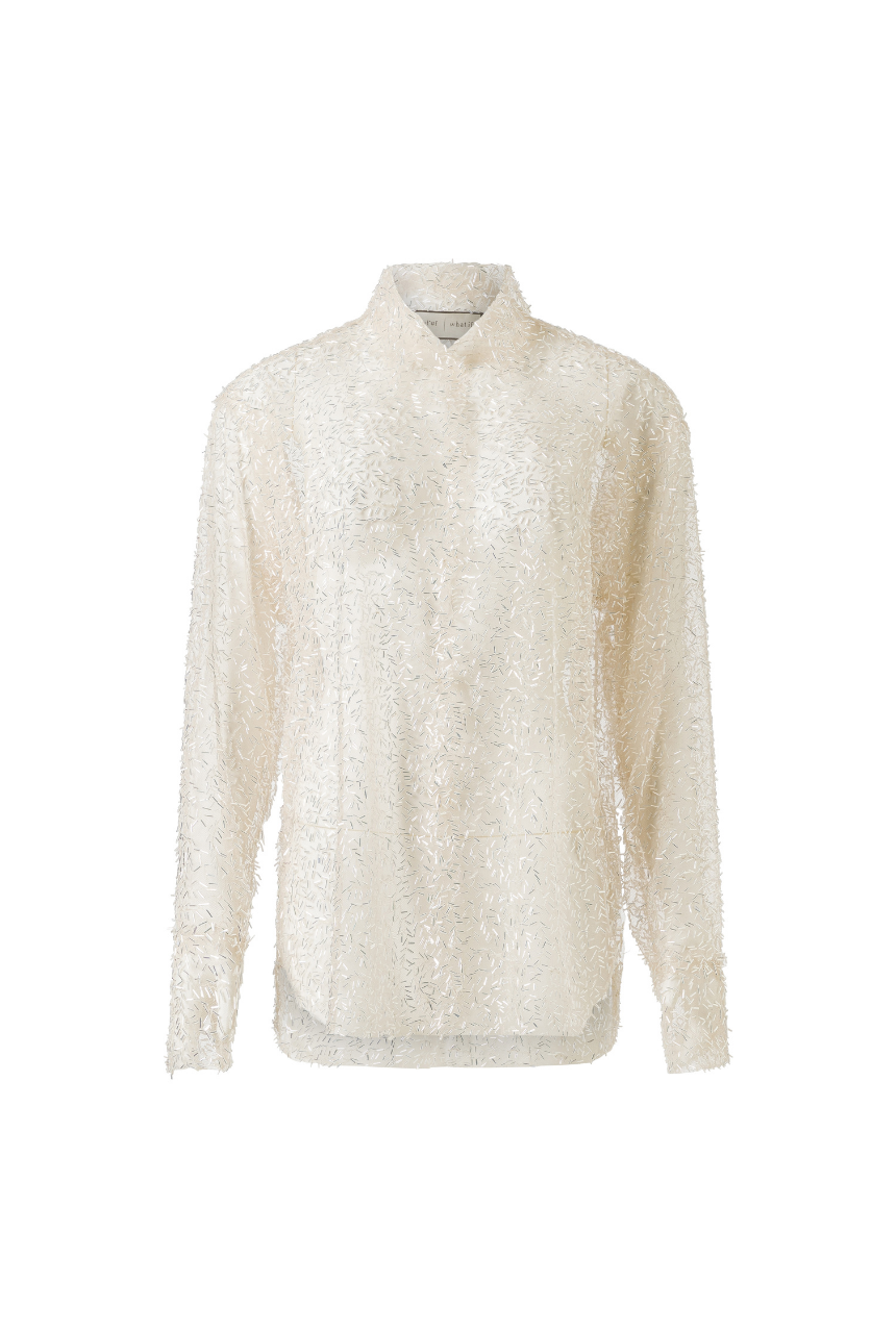 Margo Shirt with Beaded Embroidery Details