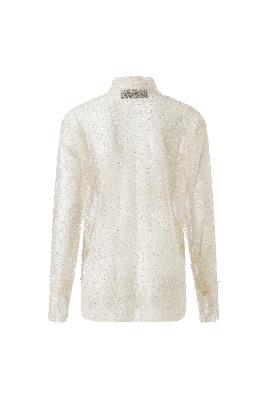 Margo Shirt with Beaded Embroidery Details