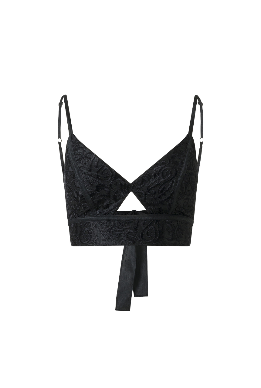 Margo Embroidered Detail Bustier Premium