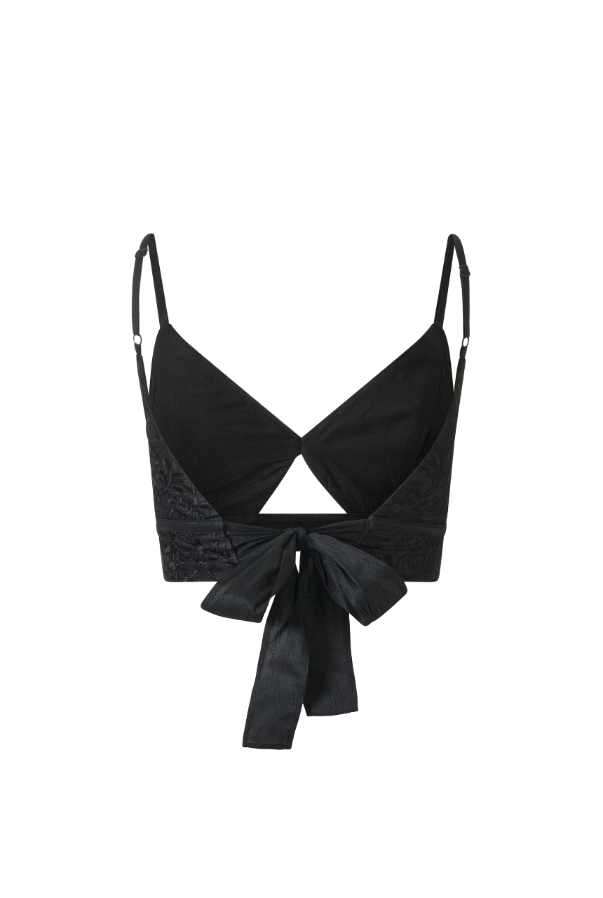 Margo Embroidered Detail Bustier Premium