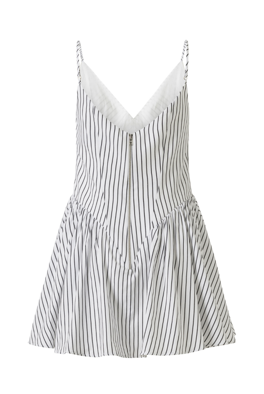 Moyestro Striped Mini Dress - 100% Organic Cotton