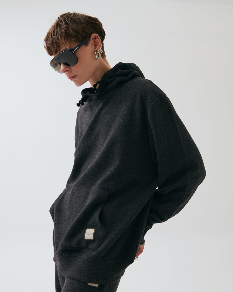 Yuri Oversize Hoodie Knit Texture