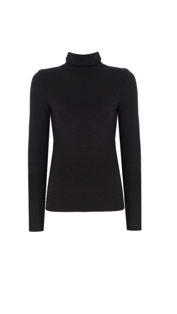 Cady Bamboo Turtleneck Blouse