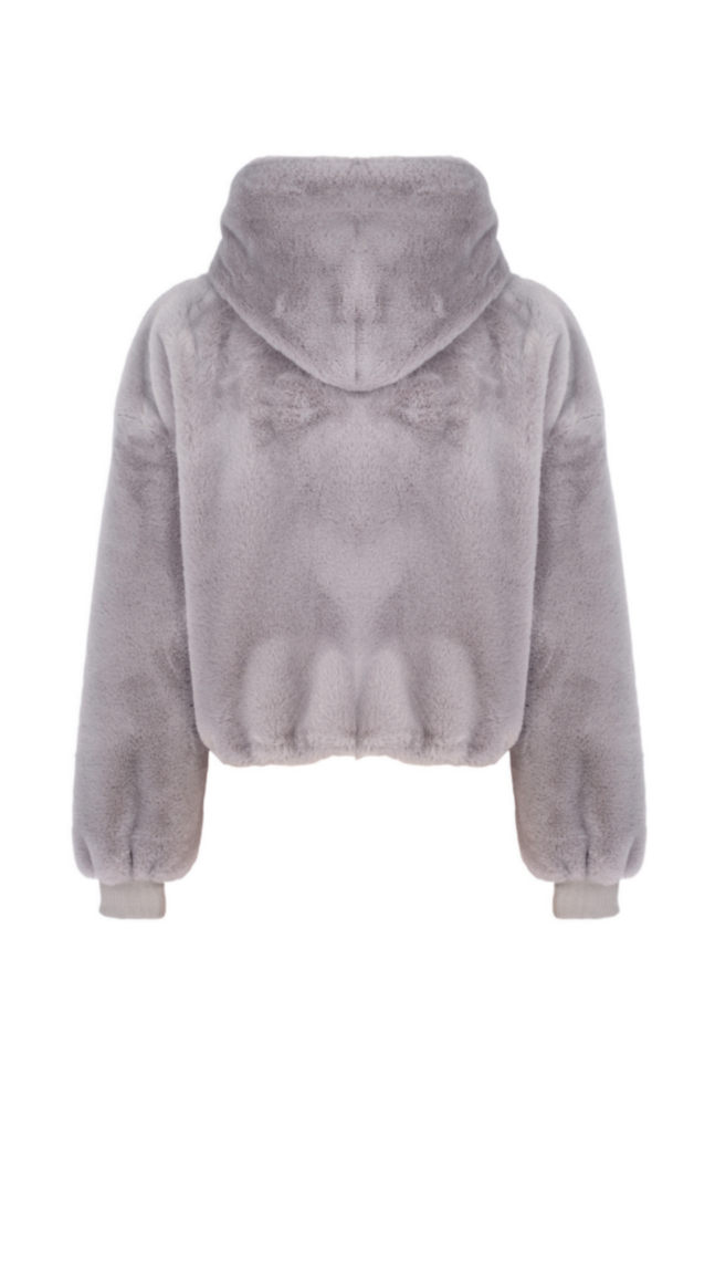 Anya Short Fur Hoodie