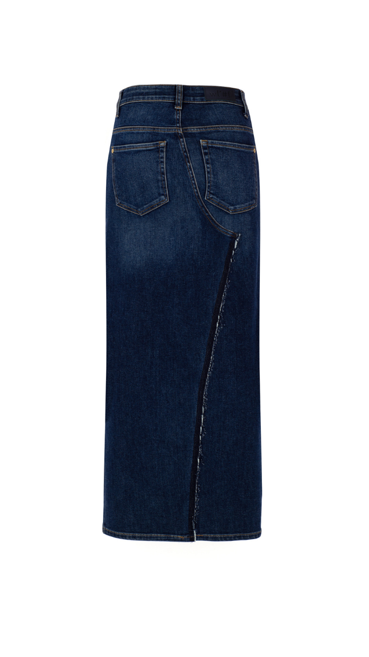 Denique Long Denim Skirt