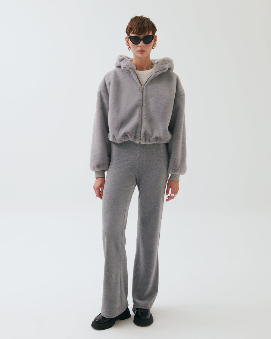 Anya Short Fur Hoodie