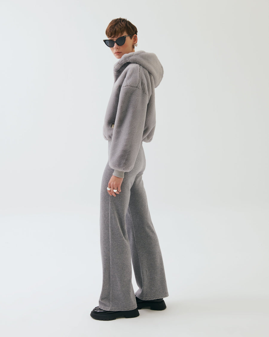 Anya Short Fur Hoodie