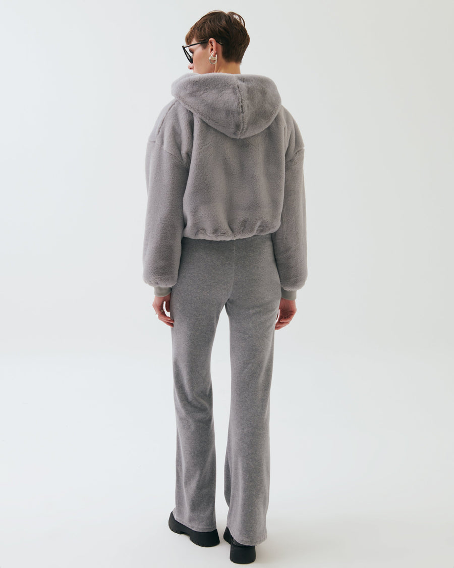 Anya Short Fur Hoodie