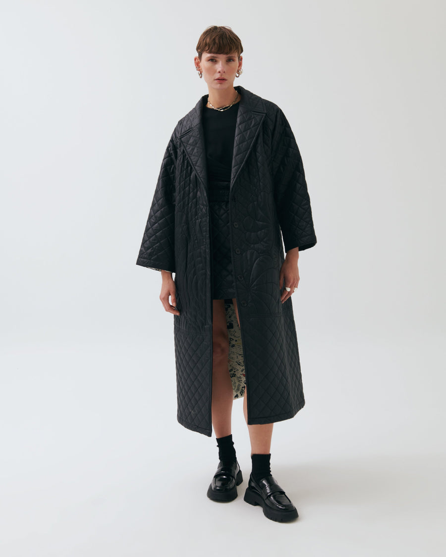 Jessica Quilted Special Embroidered Coat