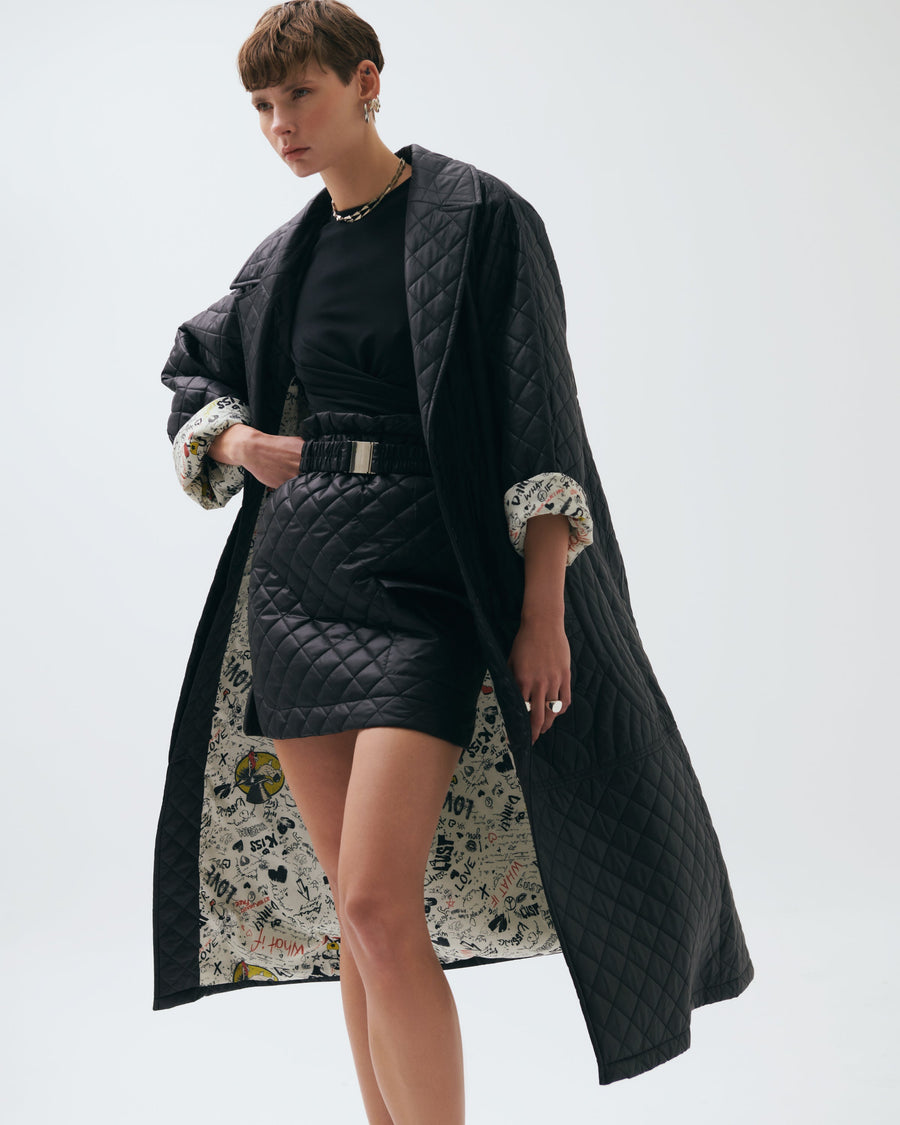 Jessica Quilted Special Embroidered Coat