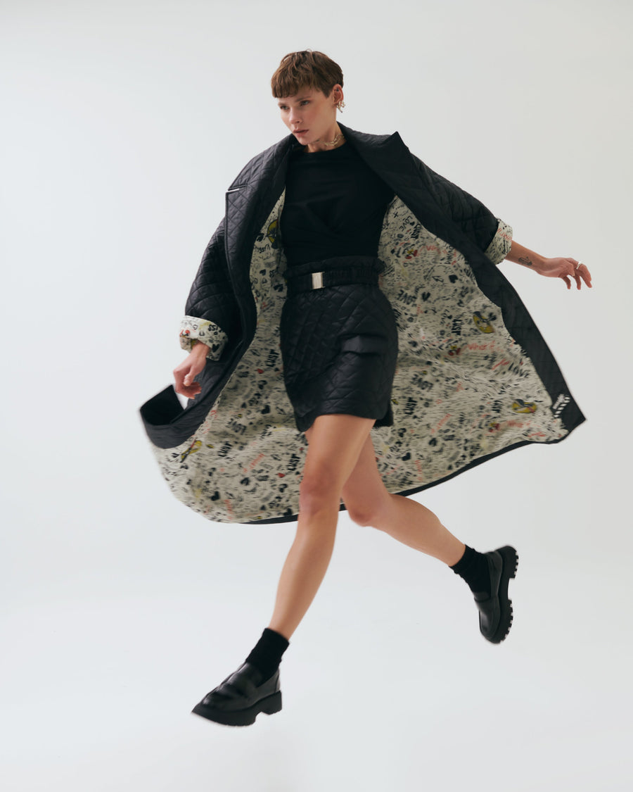 Jessica Quilted Special Embroidered Coat