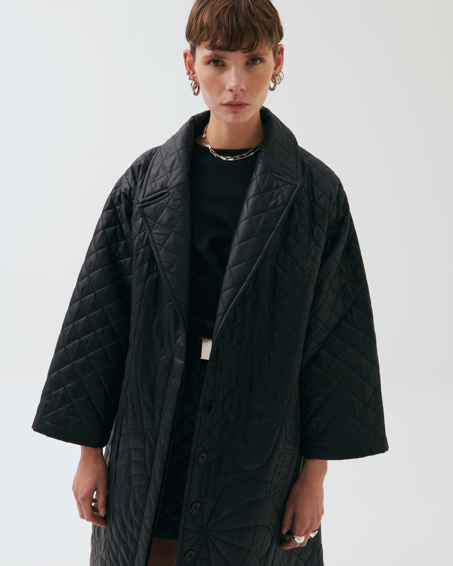 Jessica Quilted Special Embroidered Coat