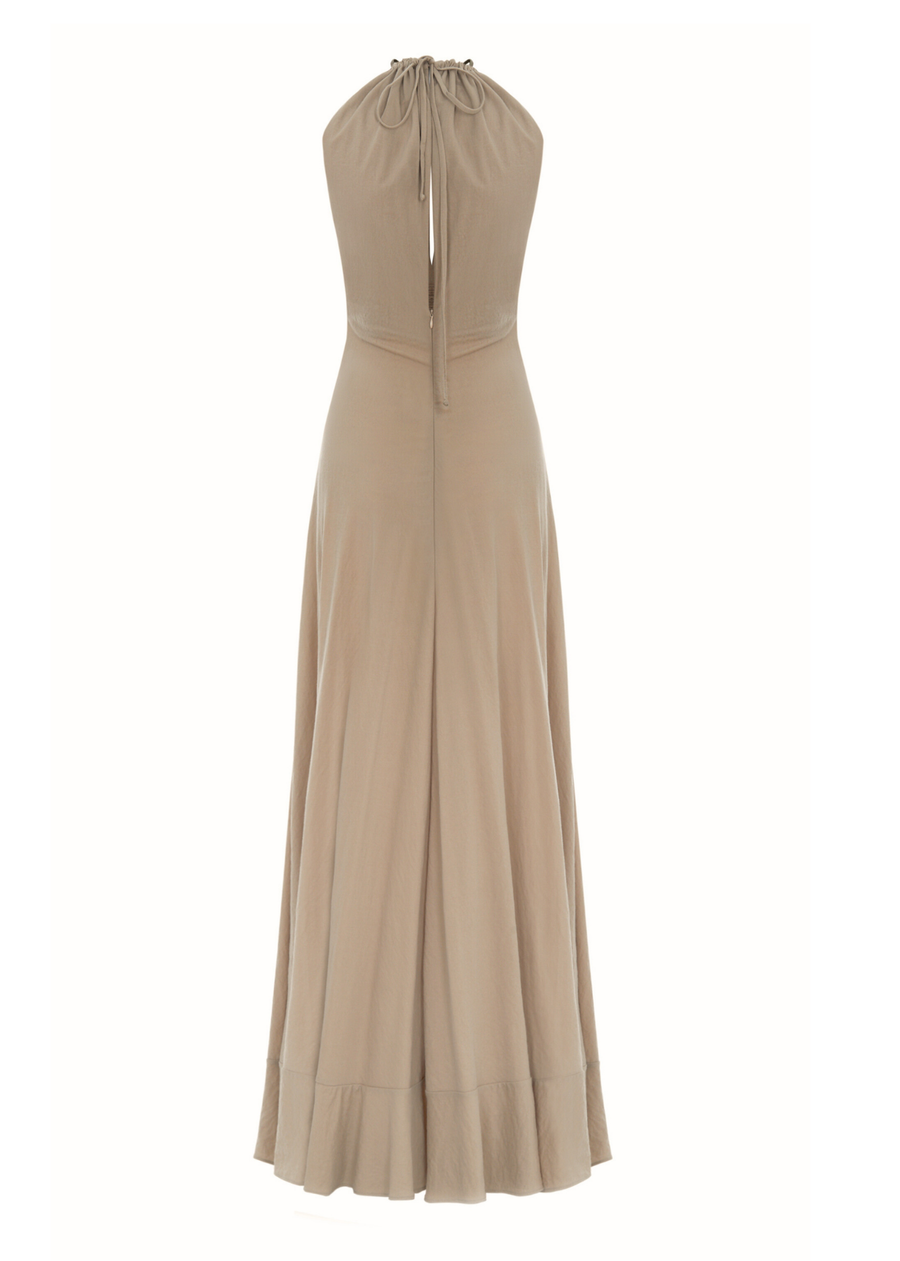 Neutral Edit Flowing Maxi Dress - Contemporary Design