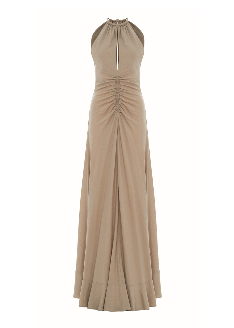 Neutral Edit Flowing Maxi Dress - Contemporary Design