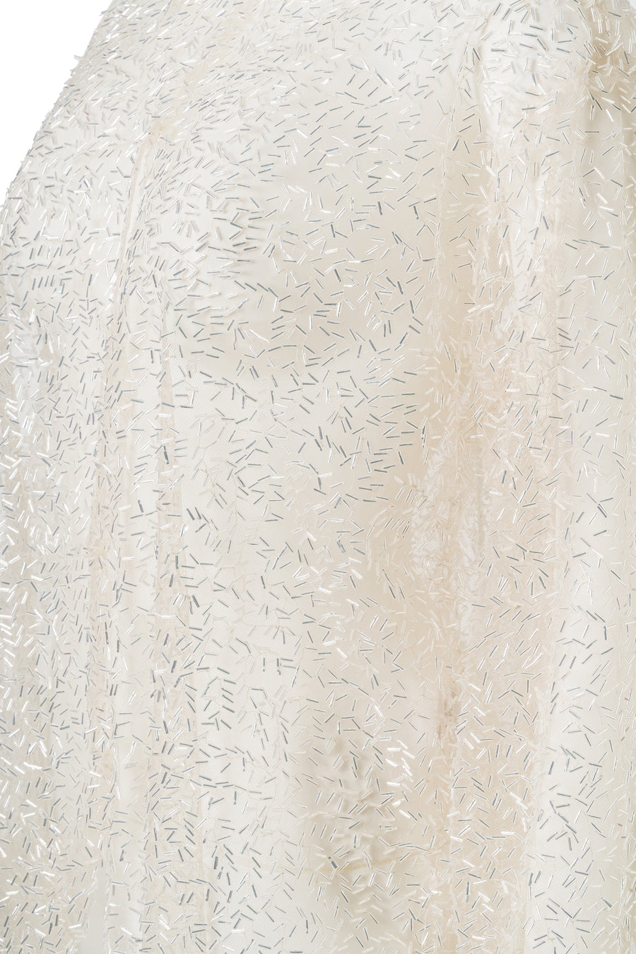 Margo W Transparent Shirt with Glass Bead Embroidery