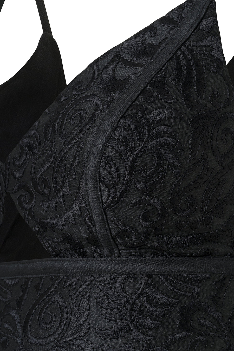 Margo Embroidered Detail Bustier Premium