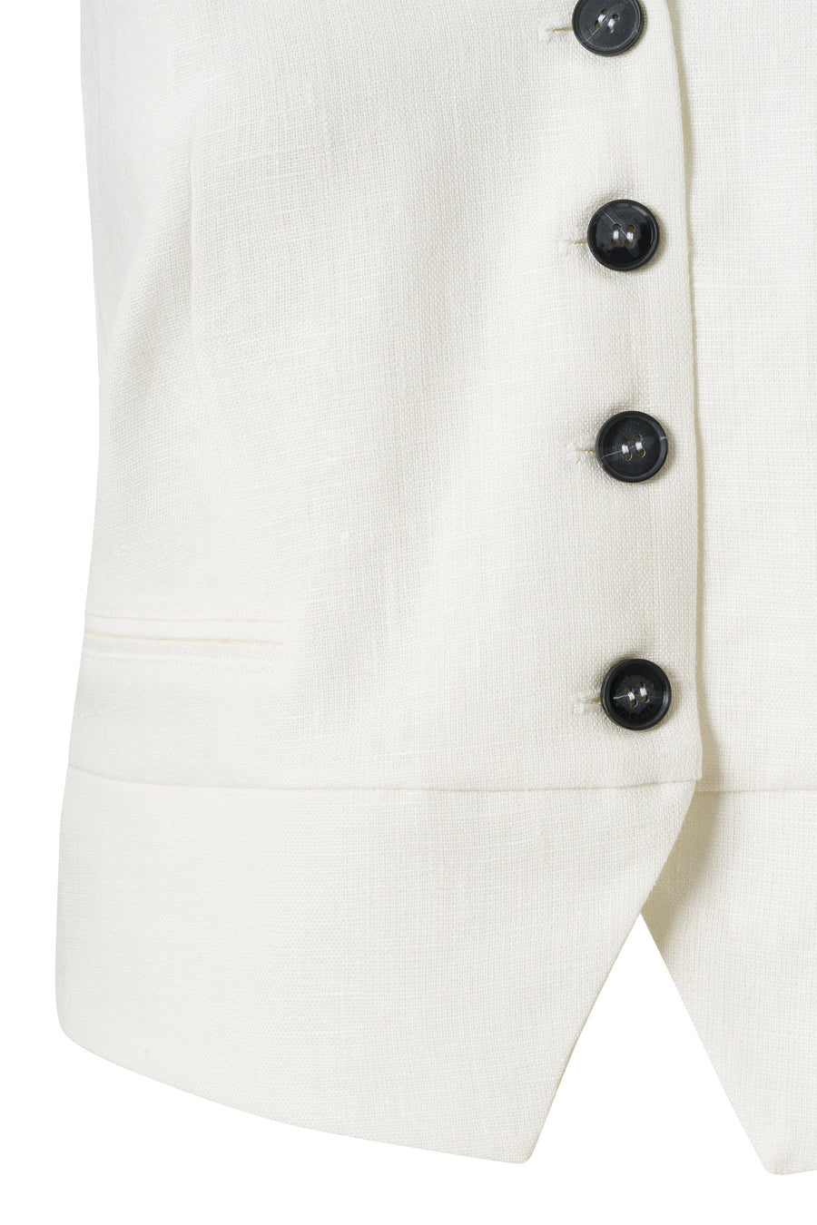 Muna Linen Vest - 100% Pure Linen