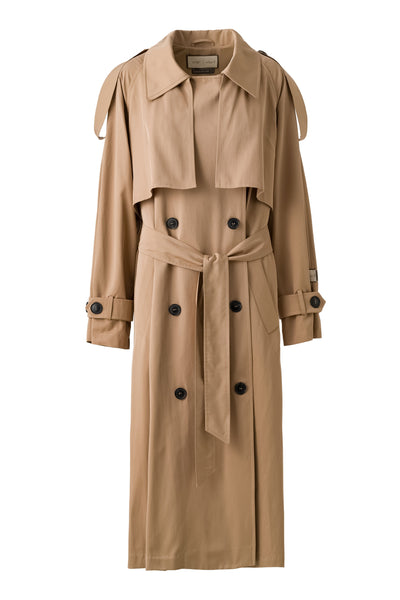 Inara Retro Trench Coat - Premium