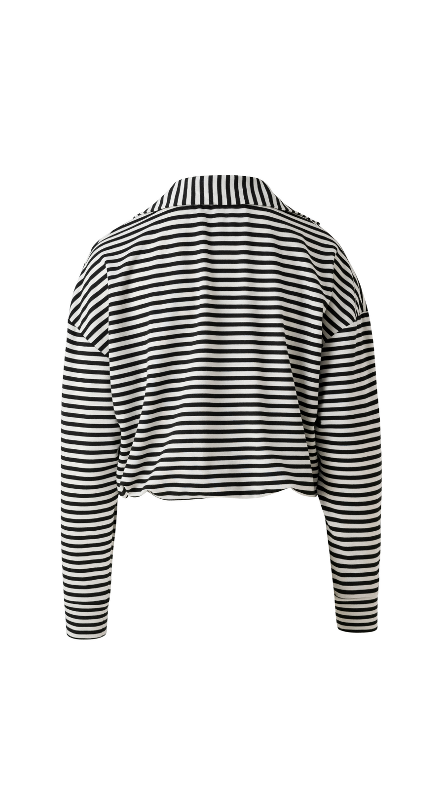 Marine Striped Polo Blouse