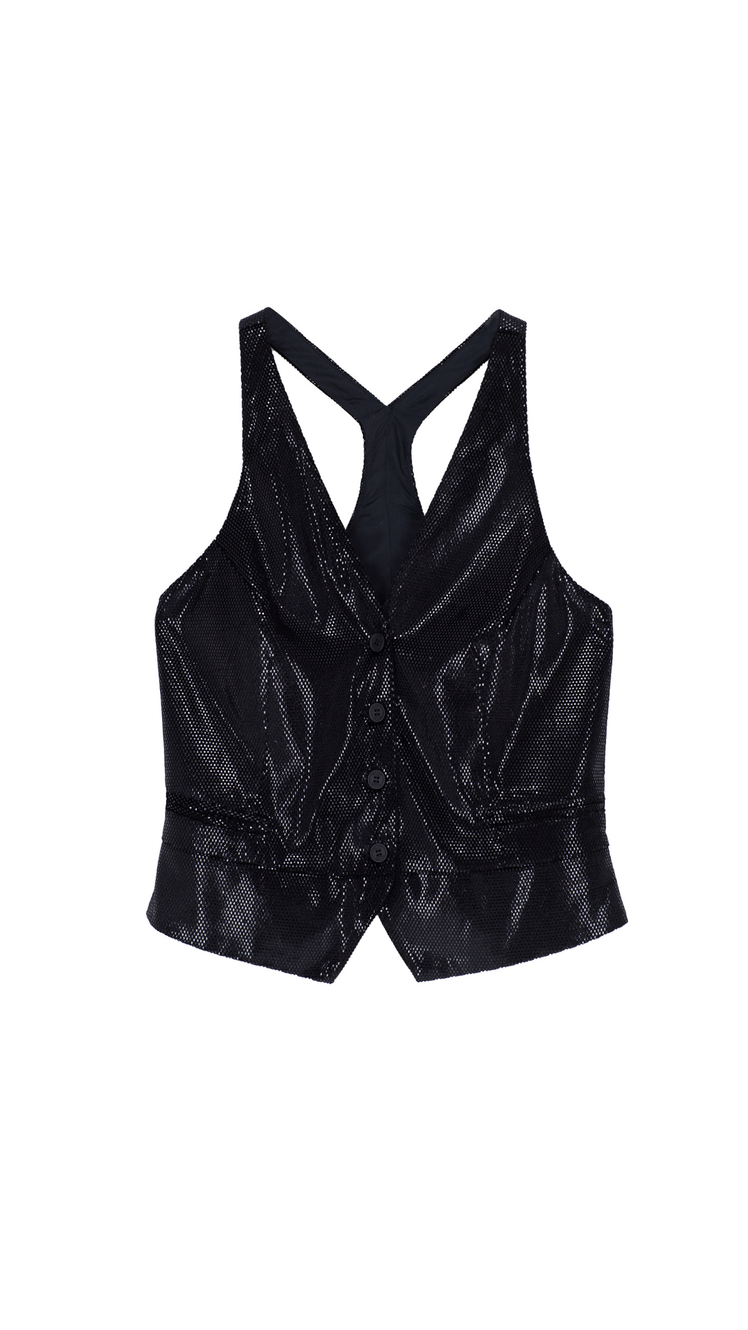 TwirlMosaic Velvet Vest