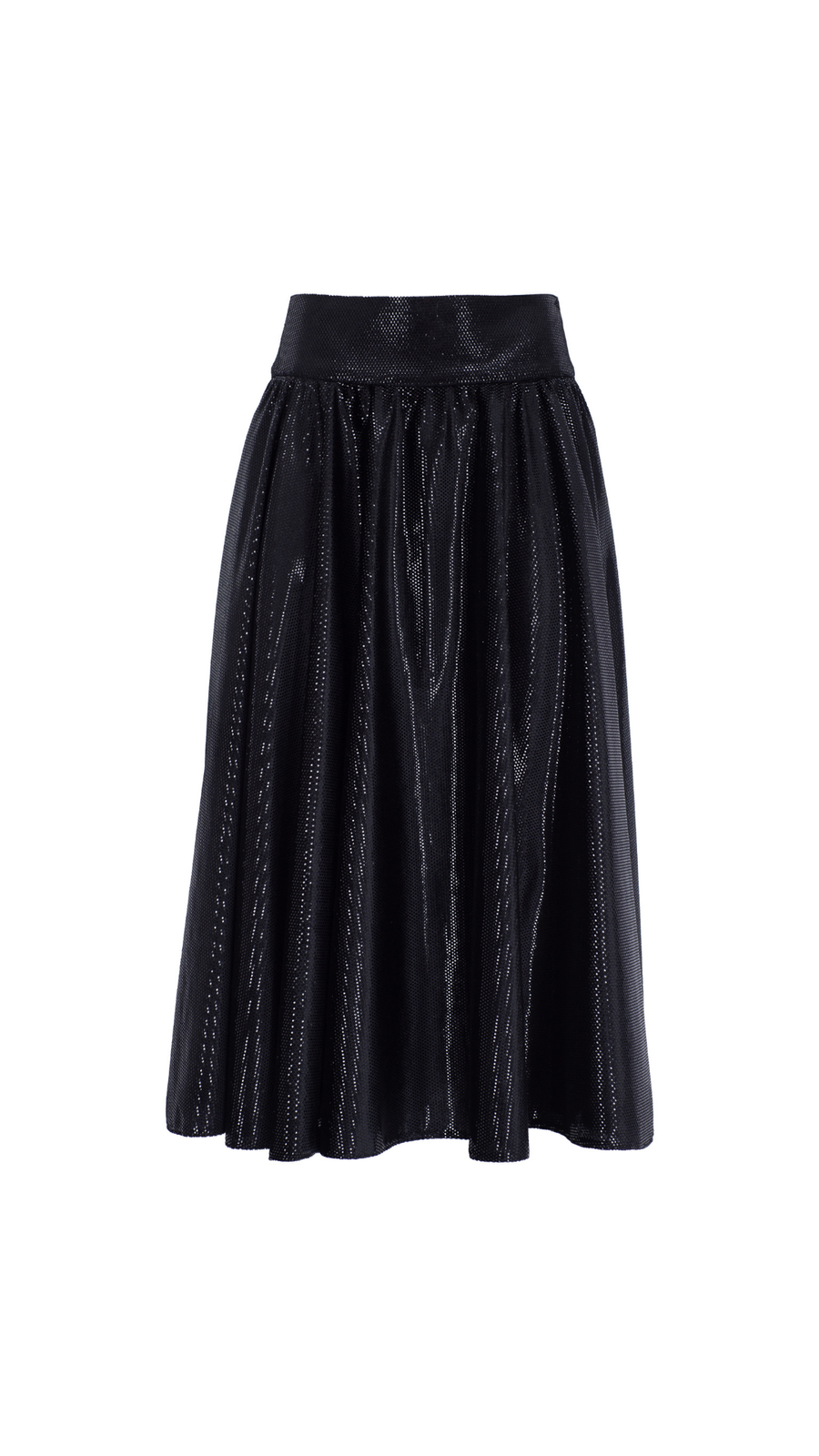 TwirlMosaic Velvet Skirt
