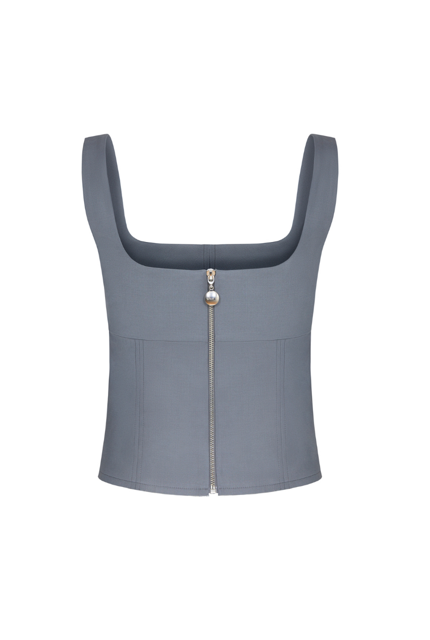 Broadway Corset Blouse Premium - Wool Blend