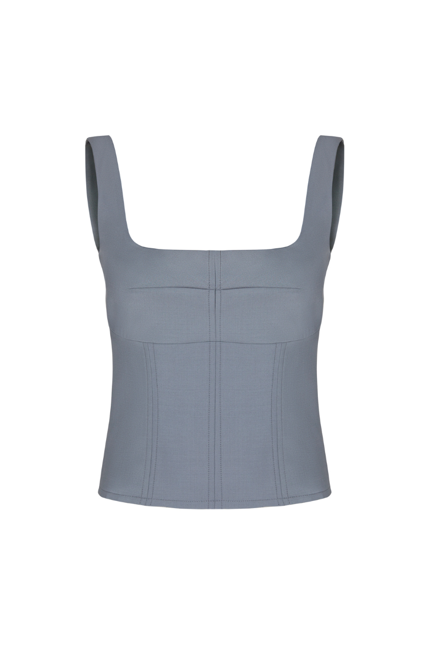 Broadway Corset Blouse Premium - Wool Blend