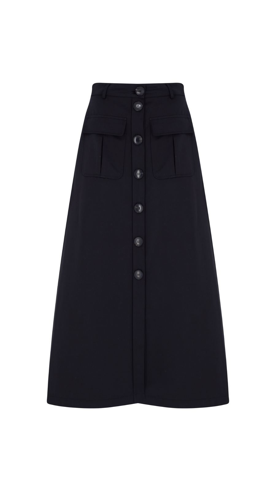 Inara Button Long Skirt