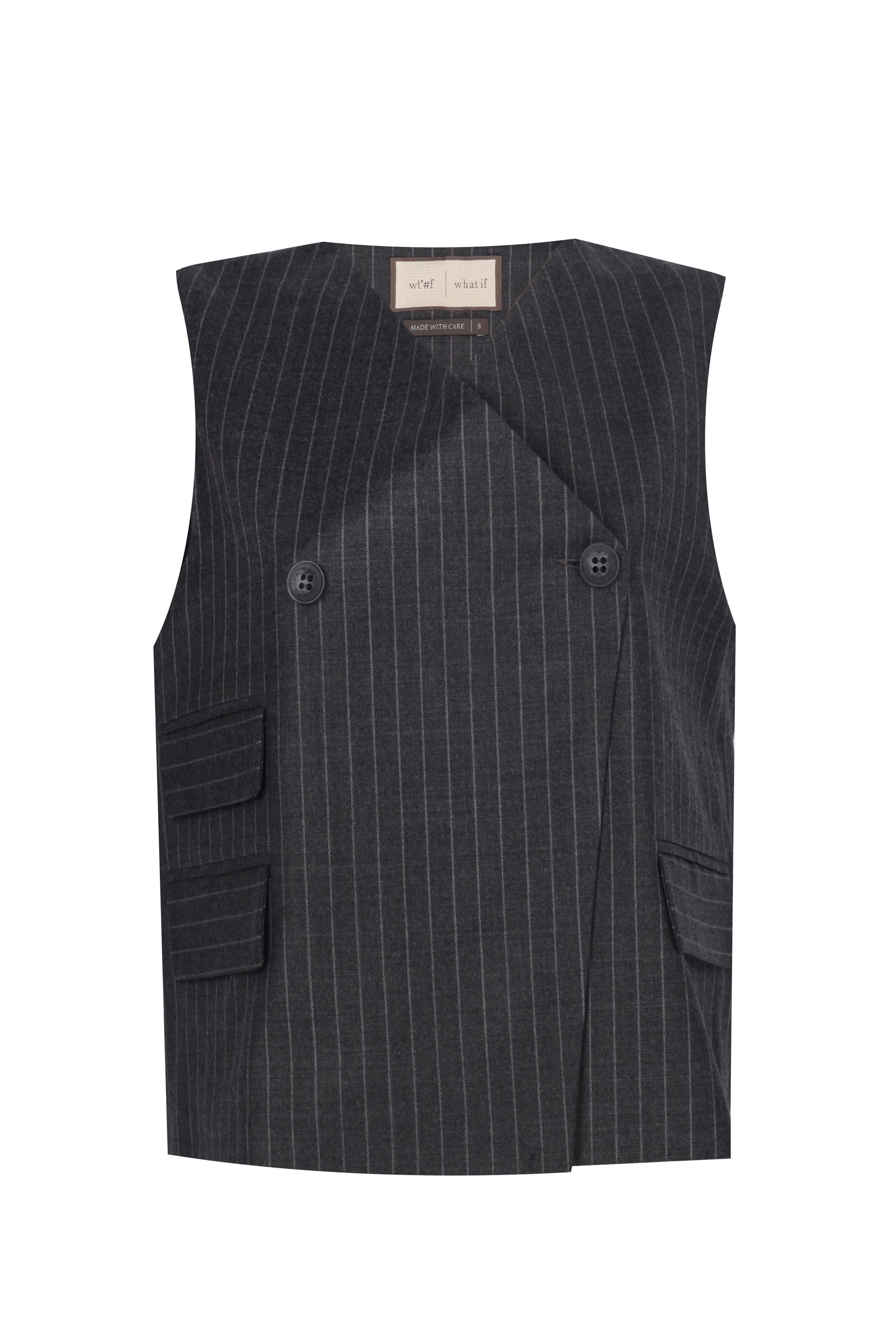 Lola Button Loose Fit Vest