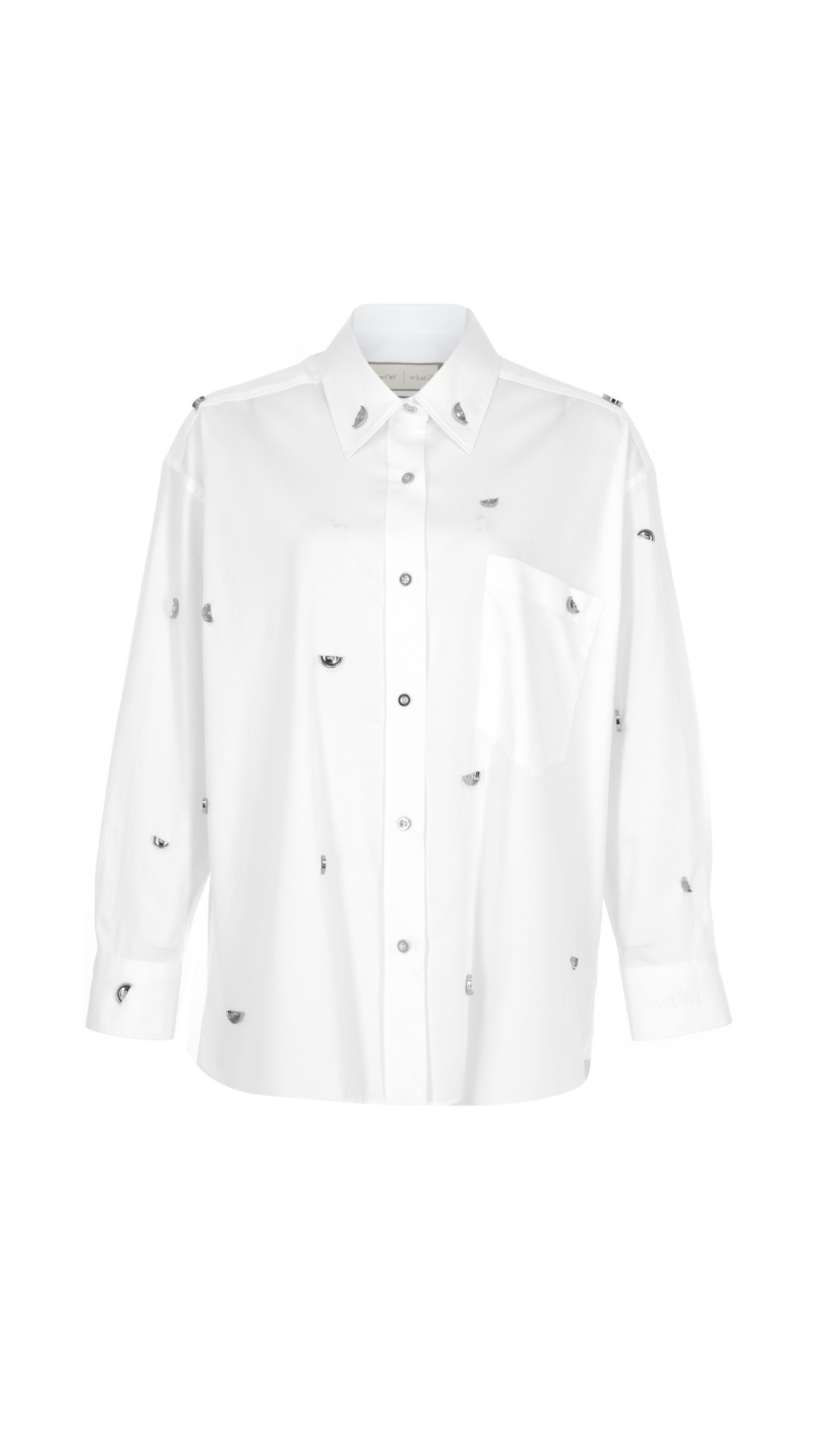 Charlotte Button Applique Shirt