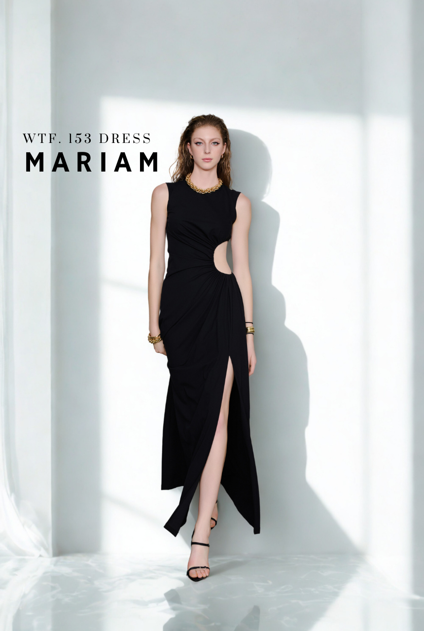 WTF Mariam Asymmetric Long Dress