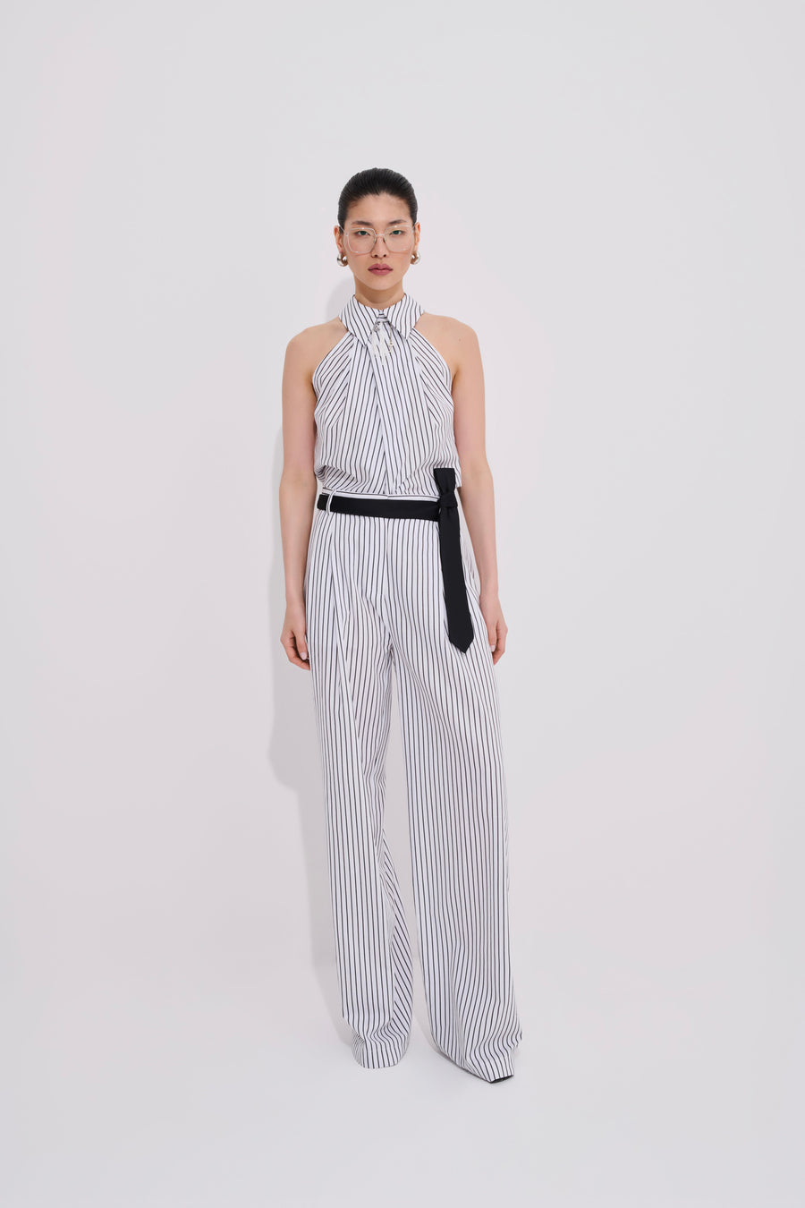 Moyestro Striped Pleated Shirt - 100% Organic Cotton