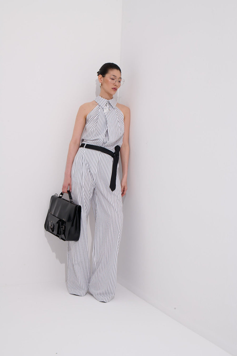 Moyestro Striped Straight Leg Pants - 100% Organic Cotton